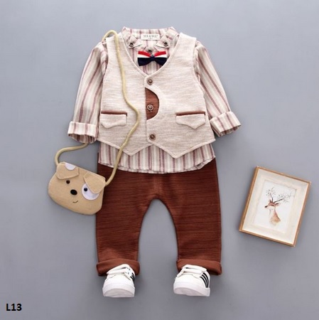 setelan vest dasi anak cowok